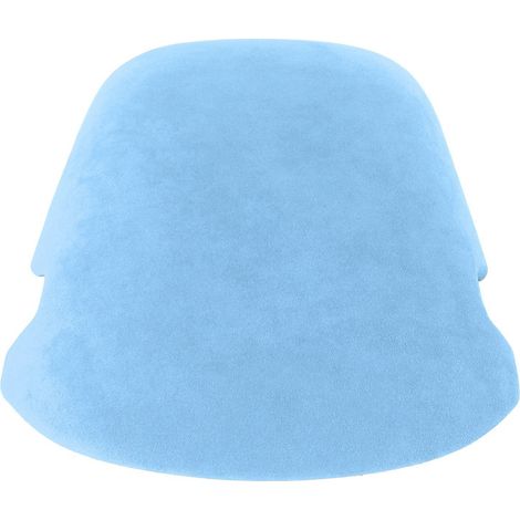 Garniture de panneau de rangement d'accoudoir en daim pour Ford Mustang 2015-2020, bleu ciel (1/5)