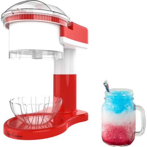 Mini machine à glace pilée (30 x 18 x 23 cm) — 220 V — Machine à glace pilée, sorbetière et autres boissons glacées. (1/5)