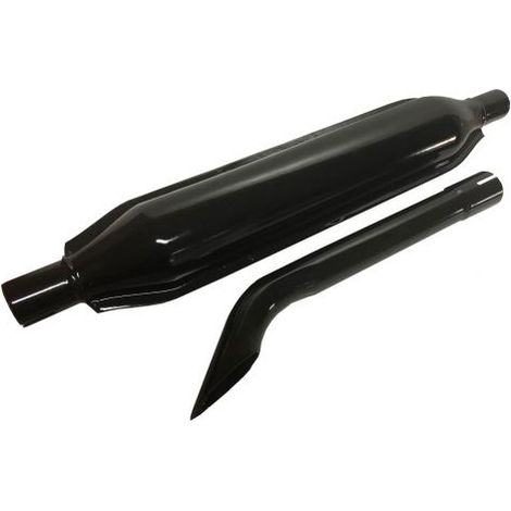 MARMITTA SILENZIATORE KIT COMPLETO CURVA FASCETTE FIAT 5011632 (38948) (1/2)