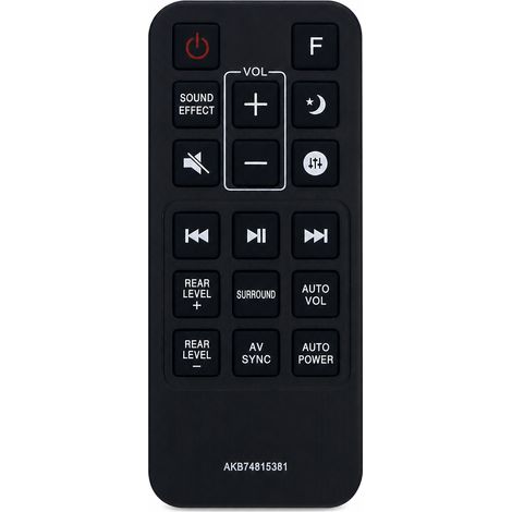 Télécommande de Remplacement Compatible avec Barre de Son LG AKB74815381 (1/5)