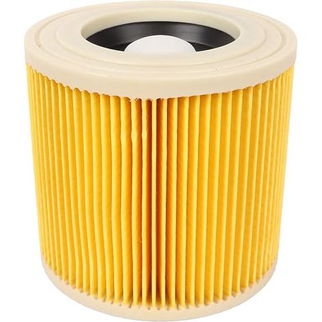 Cartucho de filtro de papel para aspiradora Karcher WD3 WD3 P MV3 WD 3.200 WD3 WD2 NT38 NT20 MV1. Filtros de cartucho HEPA (1 unidad). (1/5)
