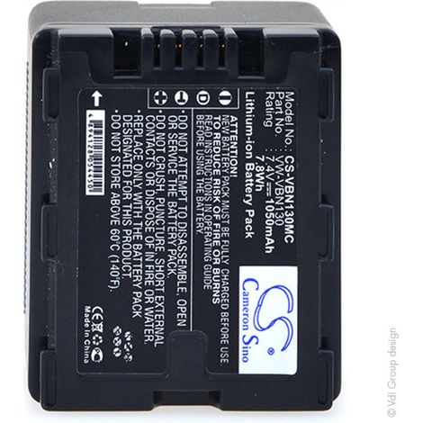 NX - Batterie  photo - caméra 7.4V 1050mAh - VW-VBN130VW-VBN130EVW-VBN (1/4)