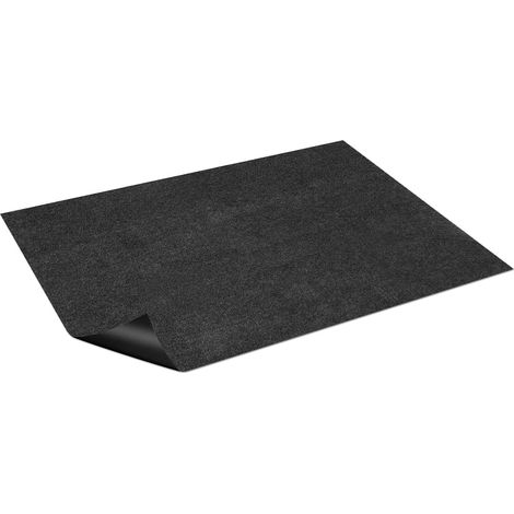 Randaco Tapis de barbecue 90x120 cm, protection de sol antidérapante, résistant à l’huile et déperlant, pour grill, terrasse et jardin