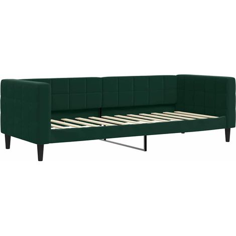 Maison Exclusive - Letto da Giorno Verde Scuro 80x200 cm in Velluto (1/5)