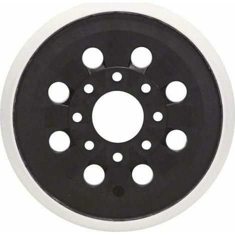 Lot de 2 patins de ponceuse de rechange à 8 trous de 12,7 cm, compatibles avec Bosch GEX 125-1 AE, PEX 220 A, PEX 220 AE (1/4)