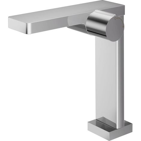 BERNSTEIN - Design Robinet de lavabo - Robinet de Salle de bain NT3220C - Bec haut - Robinet chromé (1/5)