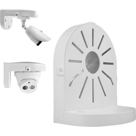 Support universel pour caméras de surveillance murales et plafondières – compatible avec caméras dôme – angle réglable – construct (1/4)