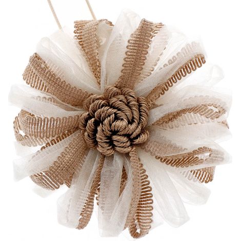 Embrasse à rideaux aimantée 9cm Beige/Taupe - BOULET (1/3)