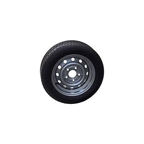 Roue complète remorque 14" 175R14C – 5 trous 112, pneu renforcé
