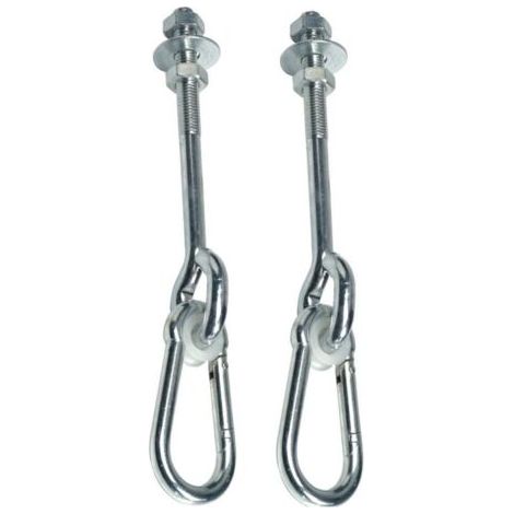 Lot de 2 crochets crochet de Plafond, Crochets de Suspension, Vis de Fixation pour Balanoire, Bton Bois Ensembles, Yoga, Hamac, Chaise Accrochante