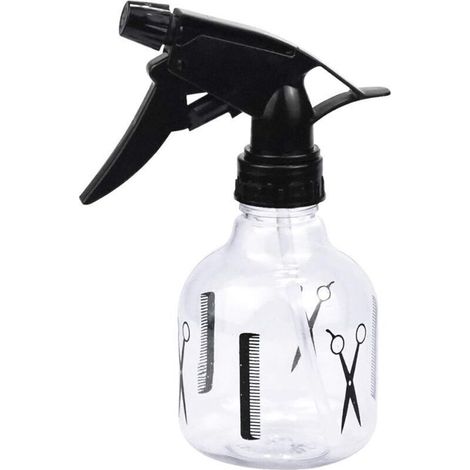 Vaporisateur Bouteilles en Plastique, 250ml Grande Capacité Spray Bottle Salon Pulvérisateur de Coiffure, Vaporisateur Bouteilles en Plastique, Rechargeable Spray Bouteille de Vide Coiffure Plantes (1/4)