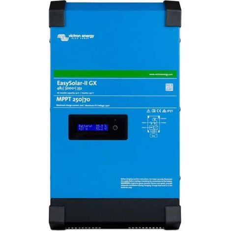 Convertidor Victron EasySolar-II 24/3000/70-32 MPPT 70 A 61x31x38 cm (1/3)
