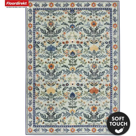 Wohnteppich Cascada Eleganter Teppich mit Blumen-Design in harmonischen Farben 160 x 230 cm (1/5)