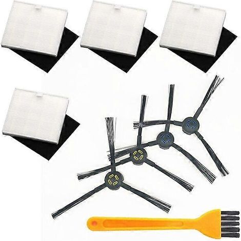 Filtres, éponges, brosses latérales et brosse de nettoyage pour balai ménager iLife V8, V8S, X750, A7, X800, X785 et V80 : pièces de rechange pour l’outil de nettoyage. (1/2)