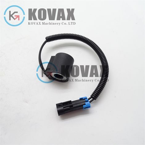 Bobine de vanne solénoïde hydraulique 12 V pour excavatrice 322381, bobine de vanne pilote Danfoss à roue, pièces pour excavatrice Bobcat (1/4)