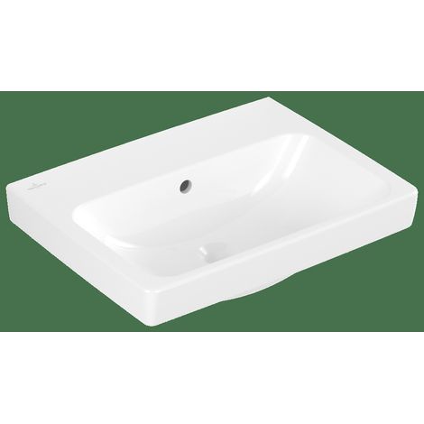 Villeroy & Boch 4A87MJ01 WT Architectura 550x420 mm rectangulaire avec trou pour robinet (côté droit) (1/2)