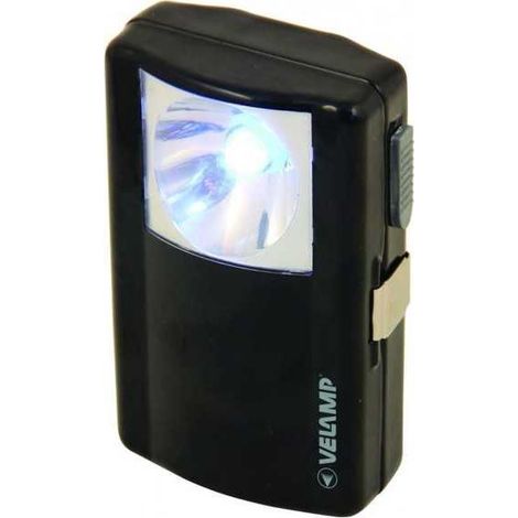 Lampe torche de poche LED 3W – 300 lumens – Rechargeable – Métal durable pour camping, chasse et randonnée – Velamp