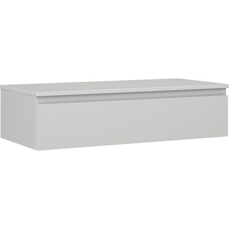 Mexen Orio Badezimmerschrank 100 cm mit Ablage, 1 Schublade, grau matt - 91A10-10023-1-BFC62 (1/5)