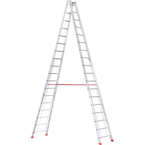Euroline Premium 305 Sprossenstehleiter 2x18 Sprossen