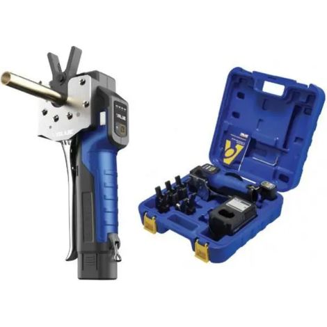 Cartellatrice flangiatubo rame ad una batteria con frizione e matrice in pollici per colletti professionali modello vet-19li 1 batteria - pollici 1/4",3/8",1/2",5/8",3/4" GENERAL G
