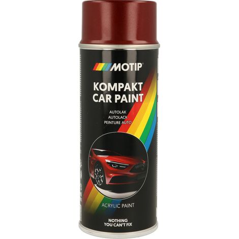 PEINTURE ACRYLIQUE KOMPAKT 51477 ROUGE METALLISE 400ML MOTIP