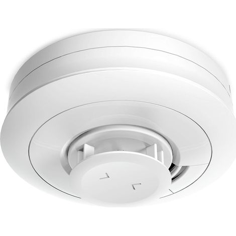 Détecteur de Chaleur avec capteur de température (58 °C) pour Cuisine et Salle de Bain Connexion sans Fil en Option Blanc (1/5)