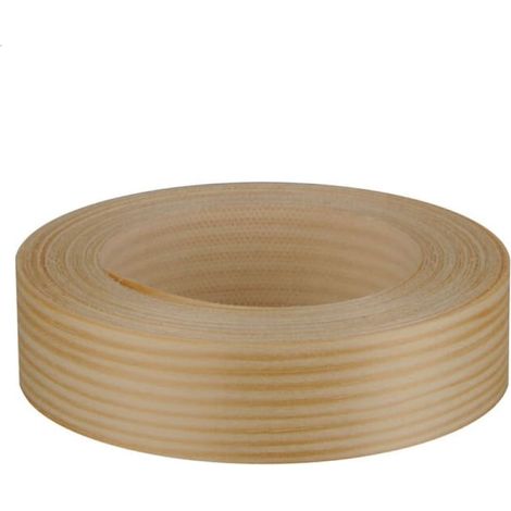Nordlinger – Chant bois de placage Chanfix pin 23 mm en rouleau de 20 m – Pré-encollé pour finitions de meubles – Épaisseur 0,6 mm