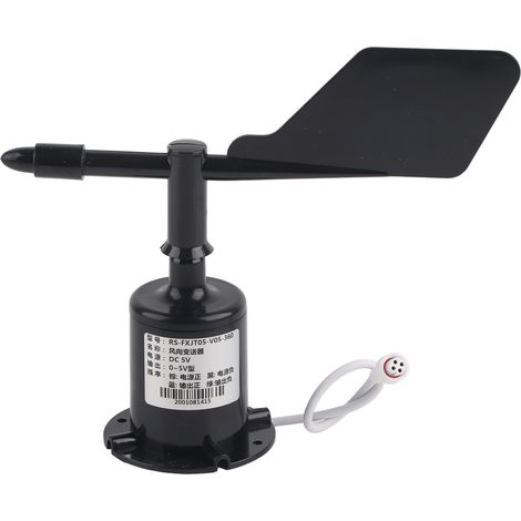 Anemometro con sensore del vento a 360° – trasmettitore trasduttore – 1-5V (alimentazione 5V) – condizioni meteorologiche ambientali
