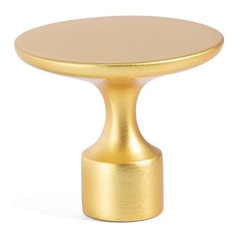 tirador zamak modelo floid acabado oro cepillado distancia 0mm-1 agujero