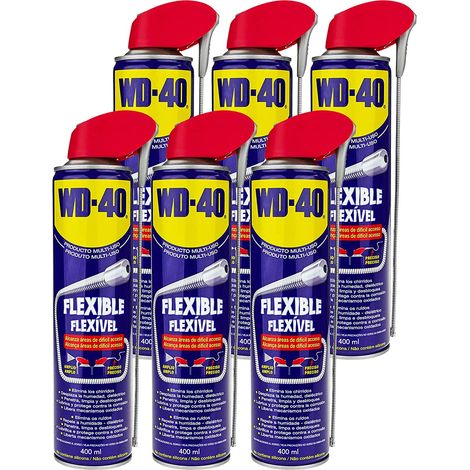 WD40 Producto Multi Uso Flexible - Pack 6 Spray de 400ml – Llega donde otros no llegan