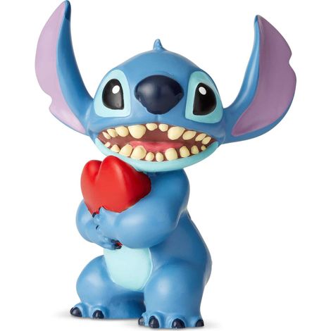 Statua Figure Lilo e Stitch Stitch Love 15cm Blu ENESCO (1/2)