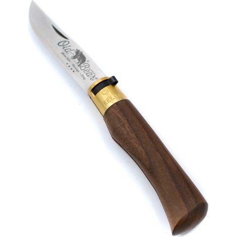 Old Bear klassisches Taschenmesser mit 9 cm Klinge, 21 cm offen