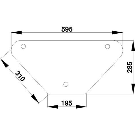 Heckscheibe unten UNIVERSAL D520538 (1/2)