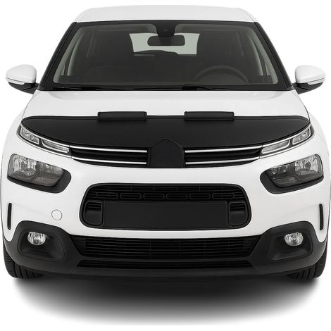 Protège Capot compatible avec Citroën C4 Cactus 2014 à 2018, Bra de Capot Protection, Noir (1/5)
