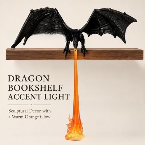 MegaHaustechnik Verwaltungs-GmbH - Nouvelle lampe de bibliothèque Dragon Shelf Light -