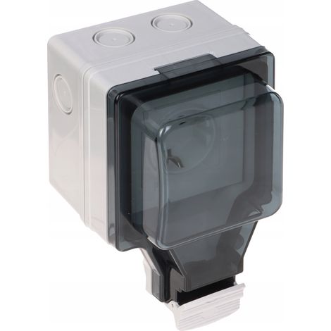 Einzelne Aufputzsteckdose atlo-S1IP6 IP66 (1/3)