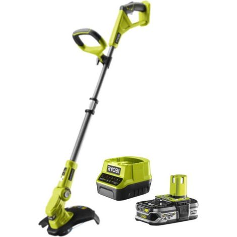 Pack RYOBI coupe bordure 18V One+ OLT1832 - batterie 2.5Ah LithiumPlus - chargeur rapide 2.0Ah RC18120-125 (1/6)