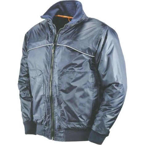GIUBBINO GIACCA DA LAVORO MULTITASCHE BLU IMBOTTITO UOMO 51172V  XXL (51173) (1/2)