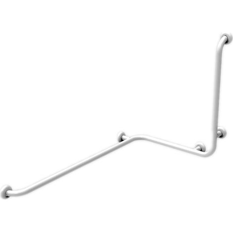 Maniglia angolare con verticale laterale universale 110x60x60h inox bianco (1/3)