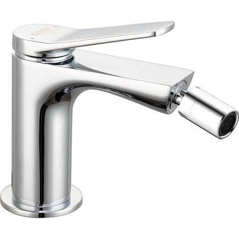 Miscelatore bidet in ottone cromato lucido con piletta click-clack in ABS Sound (1/2)