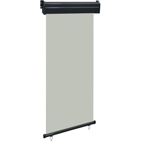 Balkon-Seitenmarkise 105x250 cm Grau