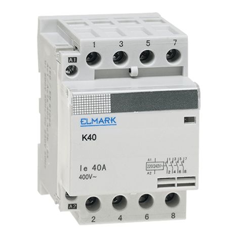 CONTATTORE MODULARE K40 63A 230V 4NO (1/2)