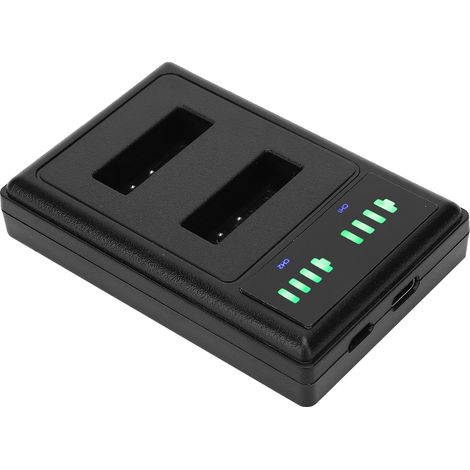 Chargeur double port pour batterie d'appareil photo NB-13L, station de charge à double interface avec écran (1/5)