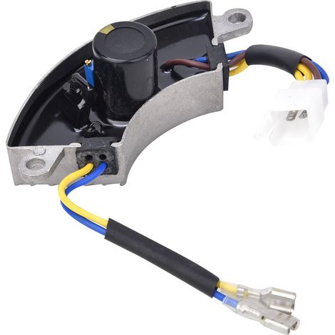 Régulateur de tension monophasé AVR 2 kW pour générateur essence, avec boîtier en aluminium (1/5)