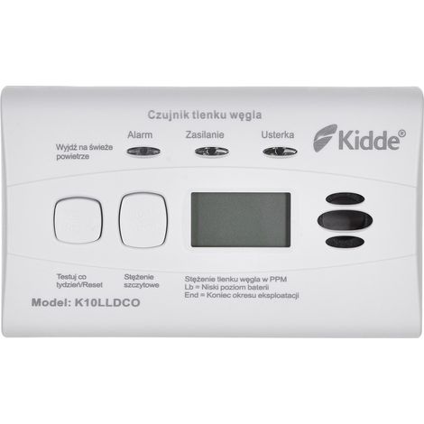 Kidde K10LLDCO détecteur monoxyde carbone blanc 10 ans (1/5)