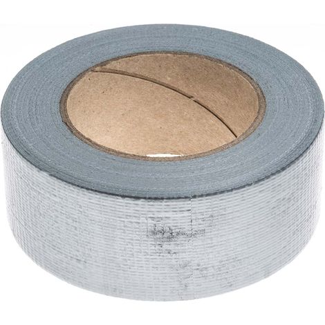 Ruban adhésif RS PRO, argent, toilé, 50mm x 50m, 3 N/cm, 4 N/cm ( Prix pour 1 ) (1/2)