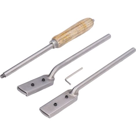 Kit dentaire équin 4 pièces pour chevaux : râpe à haute flexibilité pour un polissage fin et des surfaces lisses. Idéal pour les animaux de ferme. (1/5)