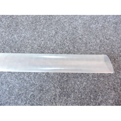 Gaine thermorétractable transparente paroi mince Ø 25.4-12.7mm longueur 1m retreint 2/1 réf 135935-7 CGPT 25.4-12.7 Tyco