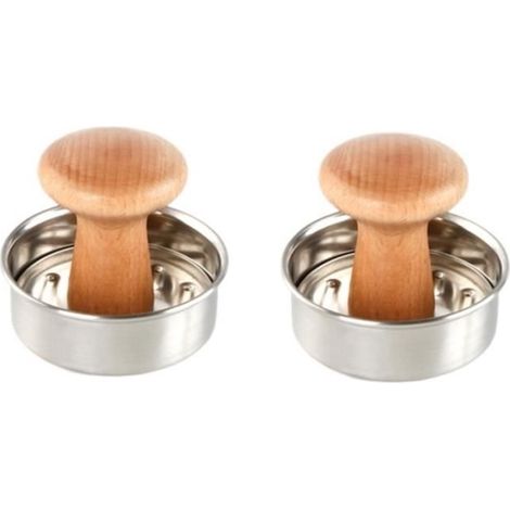 Hamburger Petit Pâté Fabricant, Presse à Viande en Acier Inoxydable Mini Burger Press pour Accessoires D'Outil de Viande de (1/4)