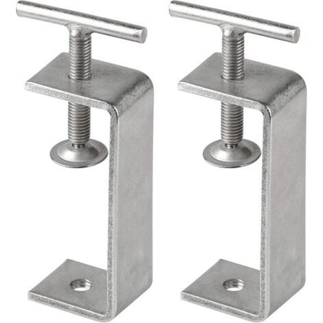 C-Klemme – 53–93 mm – Edelstahl – 2 Stück – Modern